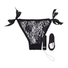 Nu Sensuelle Remote Control Pleasure Panty  Black