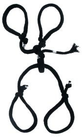 Fetish Fantasy Series  Silk Rope Hog Tie