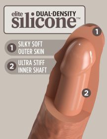 King Cock Elite 8 Inch Silicone Dual Density Cock