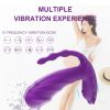 Convenient clitoral stimulation wearable waterproof silicone dildo massage late-night companion masturbation device