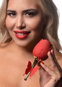 Bloomgasm Flutter Rose Sucking Rose with Butterfly Teaser