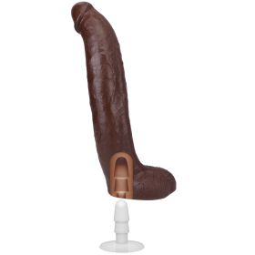 Signature Cocks  Brickzilla  13 Inch Ultraskyn Cock With Removable Vac U Lock Suction Cup  Chocolate