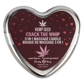 Hemp Seed 3 in 1 Massage Candle 4.07oz (Option: Candle Crack the Whip 4.7oz)